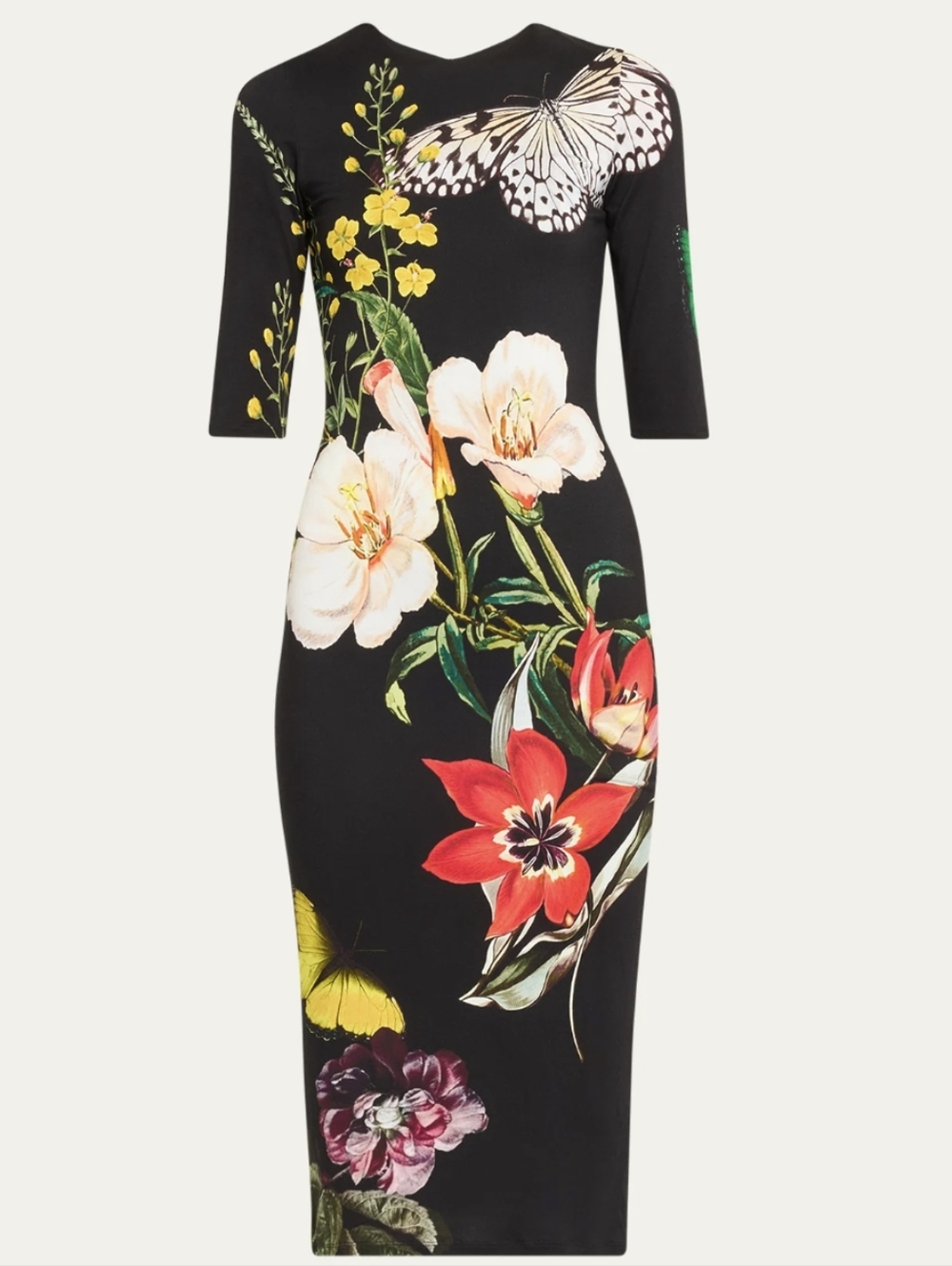 Alice And Olivia Dress/Delora butterfly flower - Picture 12 of 12